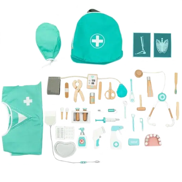 Arztkoffer Kinder, Doktorset - transparenter Hintergrund