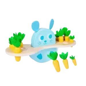 Kaninchen Spielzeug Balancier Spiel - transparenter Hintergrund