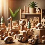 6 Vorteile -Verschiedene Holzspielzeuge in einem Raum